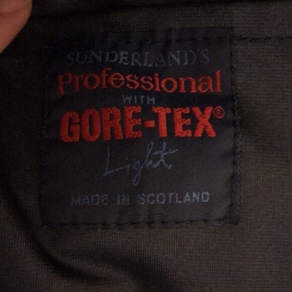 Sunderland of Scotland gore-tex outdoors windbreaker jacket large - Picture 11 of 13